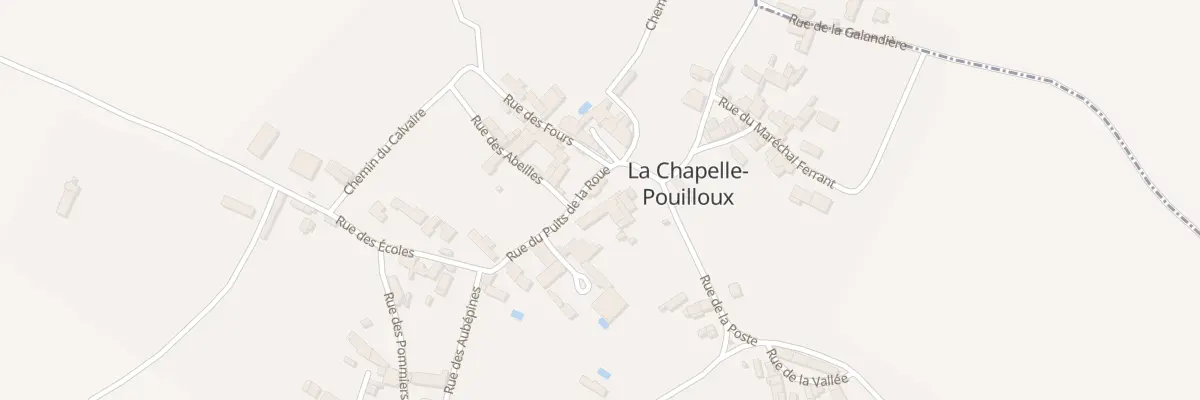 Plan du 8 Rue du Puits de la Roue à La Chapelle-Pouilloux