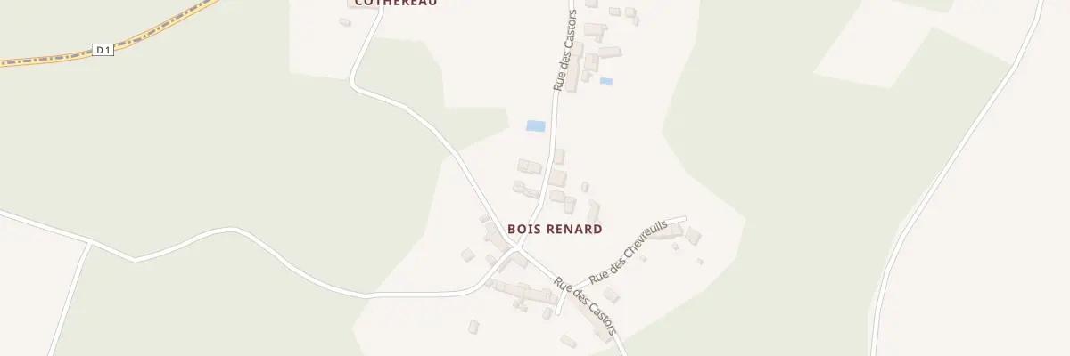 Plan du 7 Rue des Castors Bois-Renard à Lorigné
