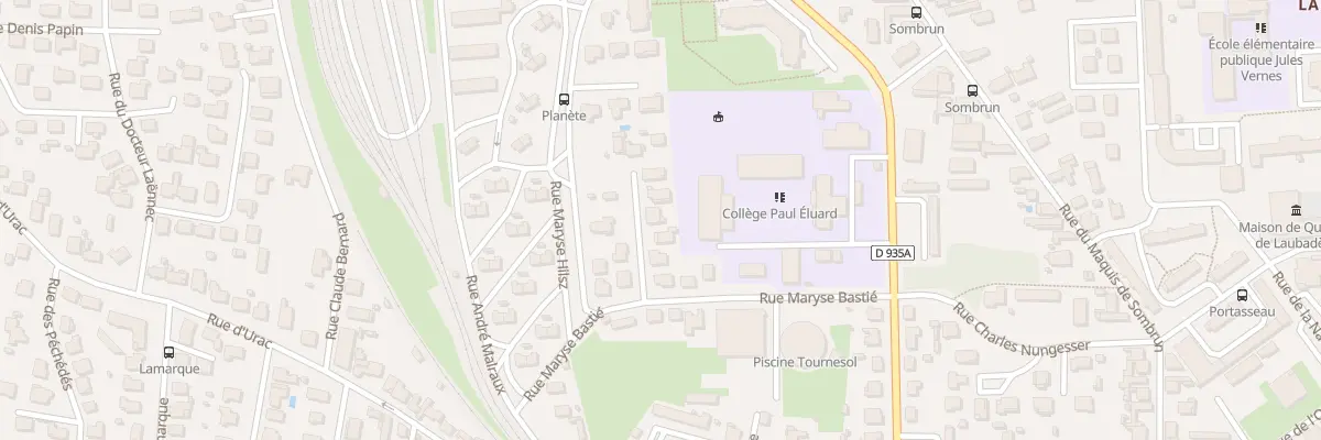 Plan du 6 Imp Maryse Bastié à Tarbes