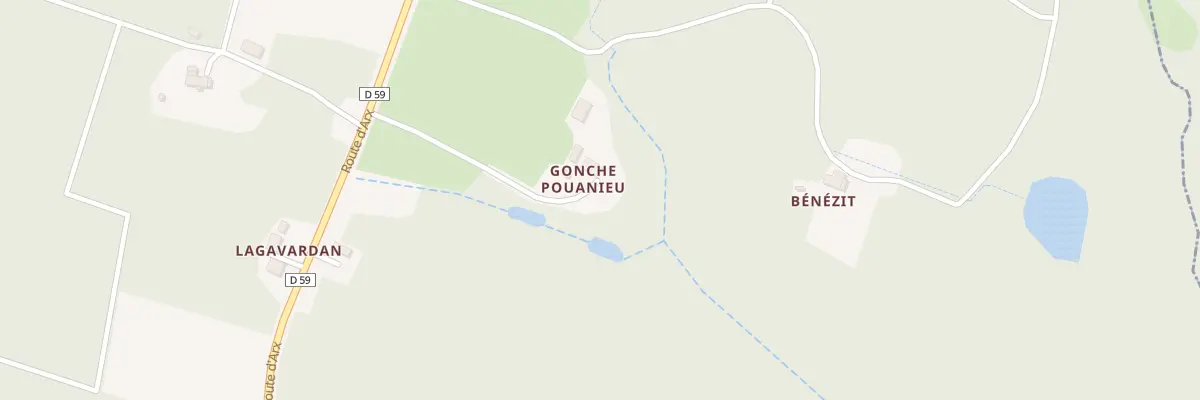 Plan du 34 Pinan à Baudignan