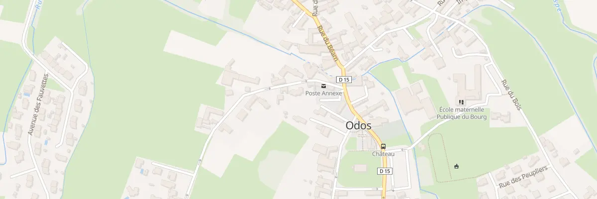 Plan du 6 Rue de Lapassade à Odos