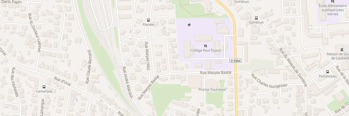 Plan du 4 Imp Maryse Bastié à Tarbes