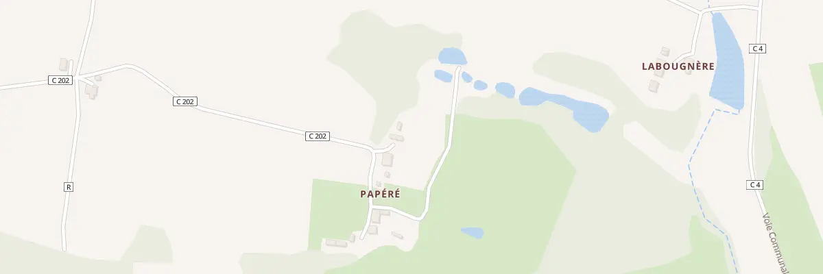 Plan du 237 Papere à Parleboscq