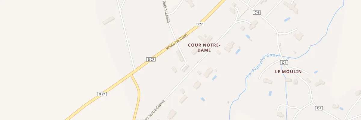 Plan du 5144 La Cour Notre Dame à Vauville
