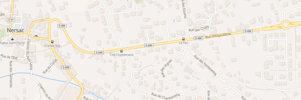 Plan du 44 Rte d’Angoulême à Nersac