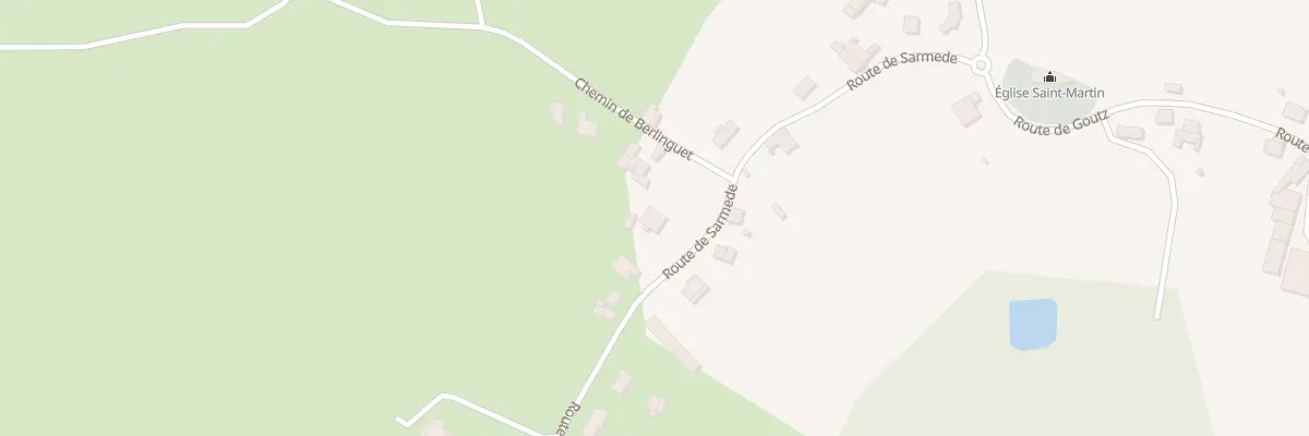 Plan du 316 Rte de Sarmede à Cocumont