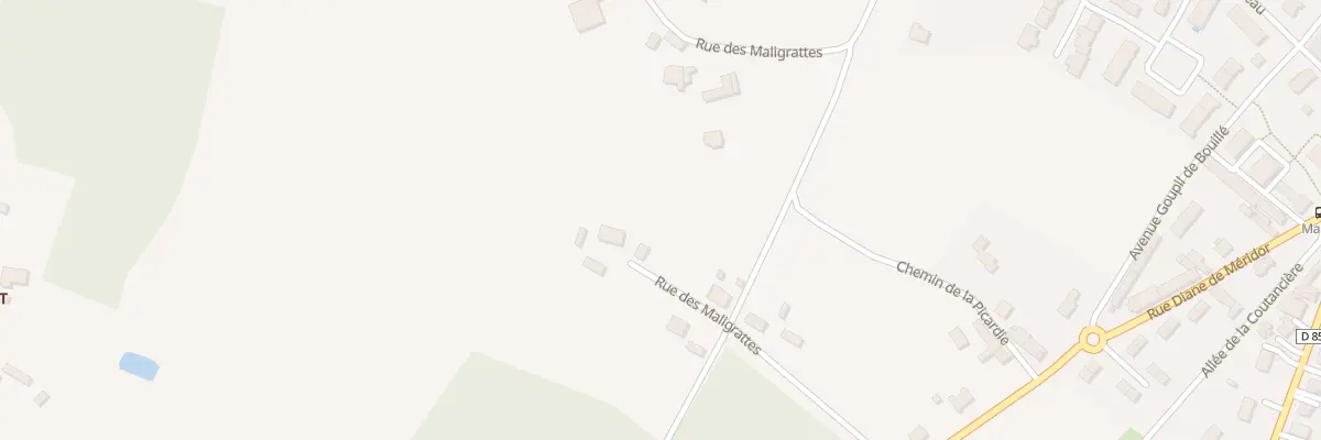 Plan du 18 Rue des Maligrattes à Brain-sur-Allonnes