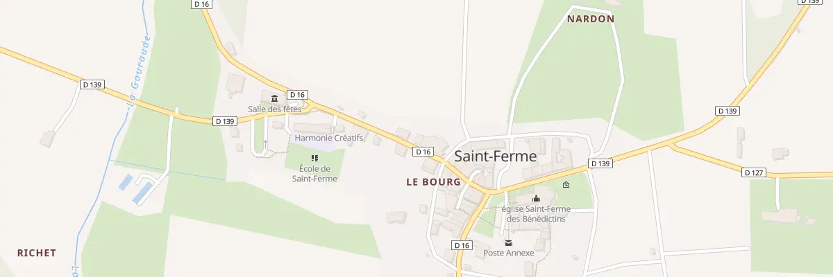 Plan du 50 Le Bourg à Saint-Ferme