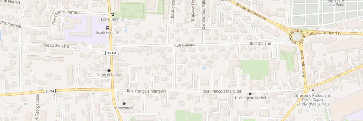 Plan du 5 Rue Philadelphe de Gerde à Tarbes