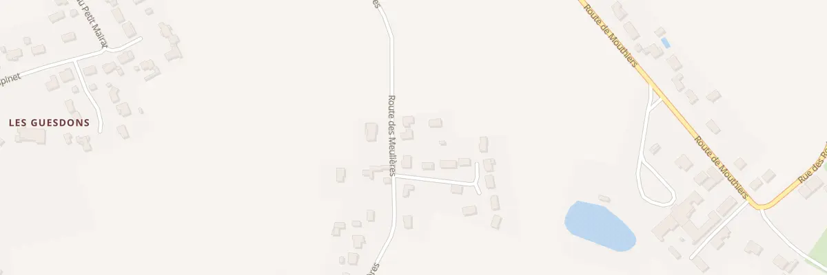 Plan du 1Q Rte des Meulières à Roullet-Saint-Estèphe
