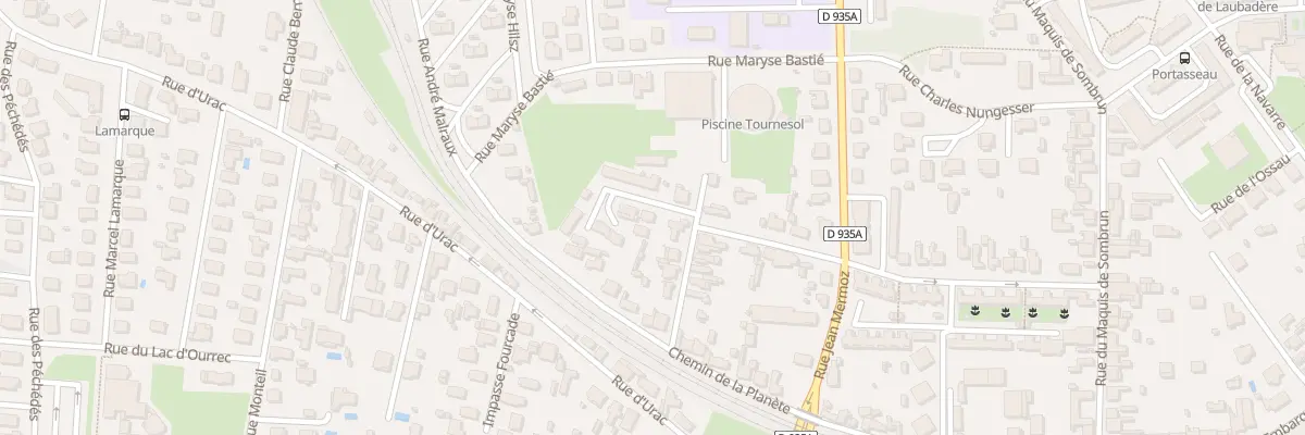 Plan du 16 Rue Georges Guynemer à Tarbes