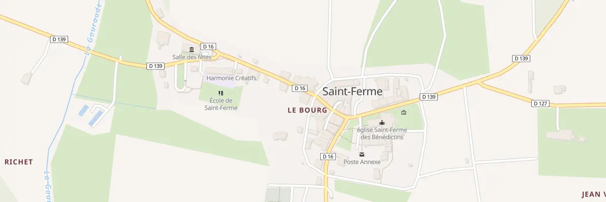 Plan du 31 Le Bourg à Saint-Ferme