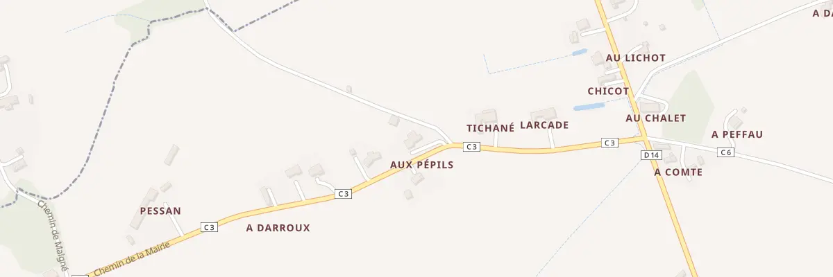 Plan du 248 Chem de la Mairie à Saint-Aunix-Lengros
