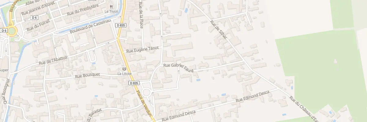 Plan du 3 Rue Faure à Vic-en-Bigorre