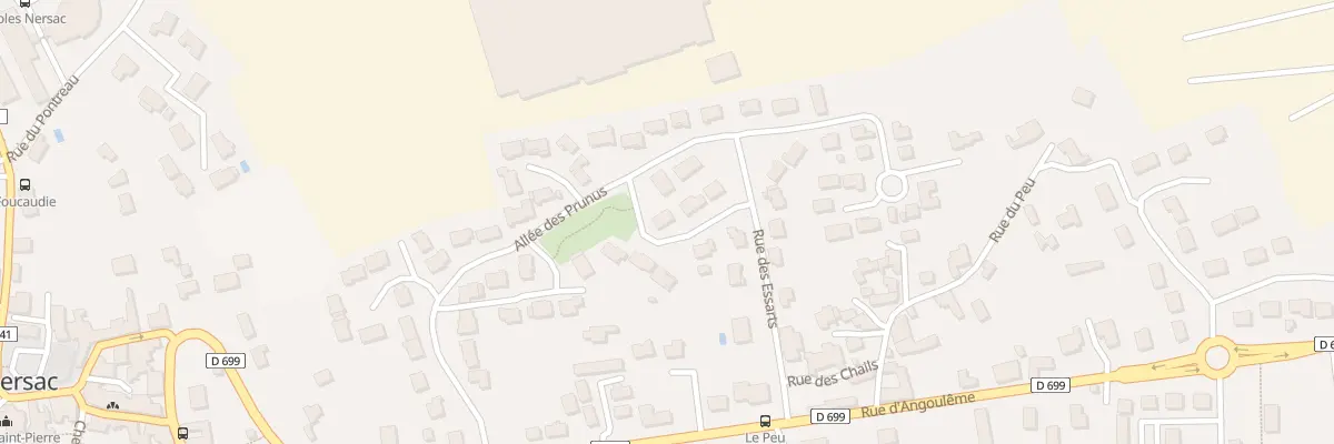Plan du 38 Rue des Lilas à Nersac