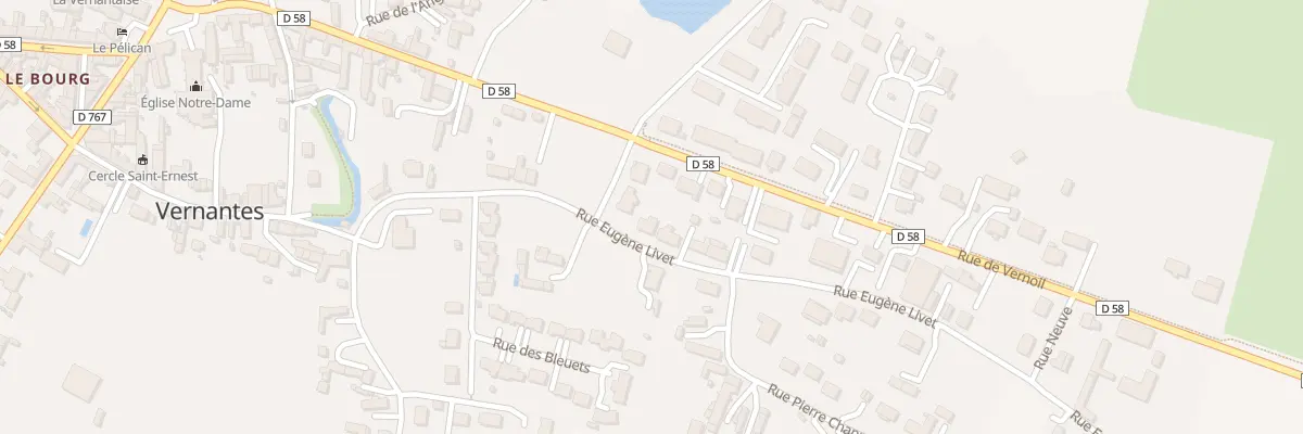 Plan du 27 Rue Eugène Livet à Vernantes