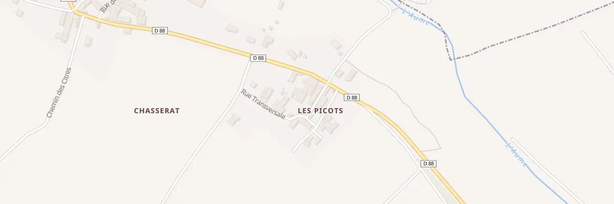 Plan du 2 Rue Transversale à Ambérac