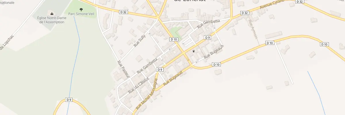 Plan du 25 Rue Michel de Montaigne à Villefranche-de-Lonchat