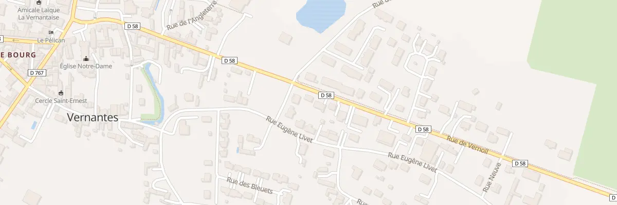 Plan du 36 Rue de Vernoil à Vernantes