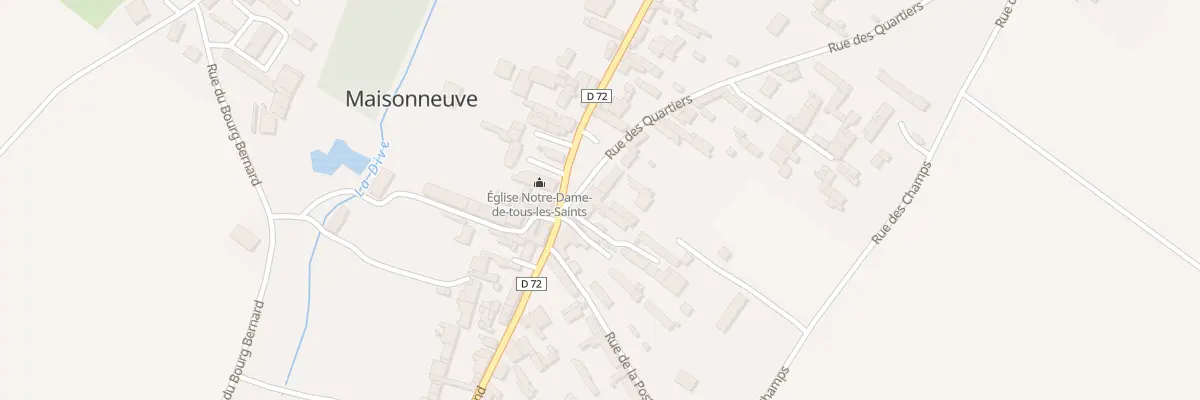 Plan du 5 Pl Eglise à Maisonneuve