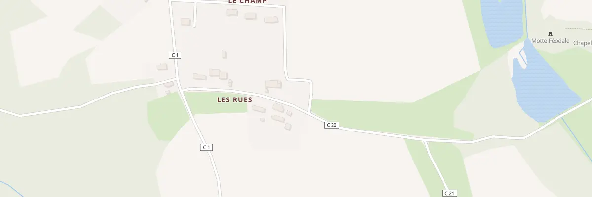 Plan du 5045 Les Rues à Saint-Jean-de-la-Motte