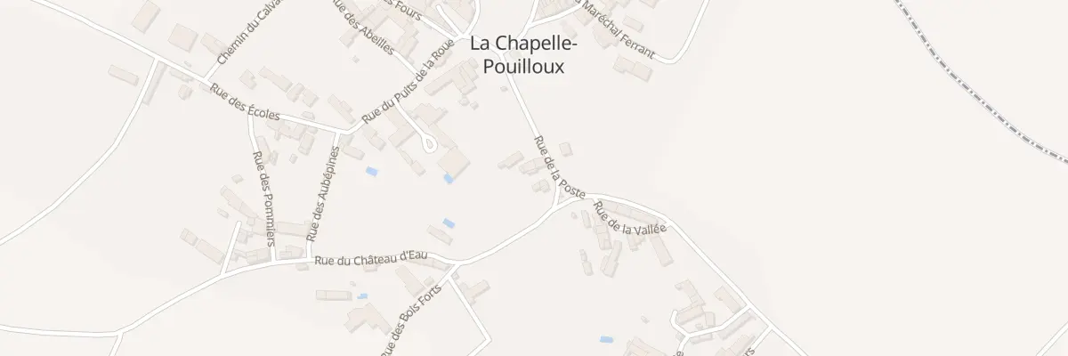 Plan du 5045 Rue de la Poste à La Chapelle-Pouilloux