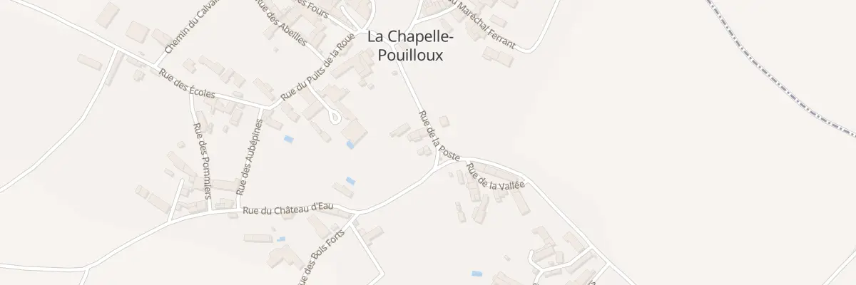 Plan du 6 Rue de la Poste à La Chapelle-Pouilloux