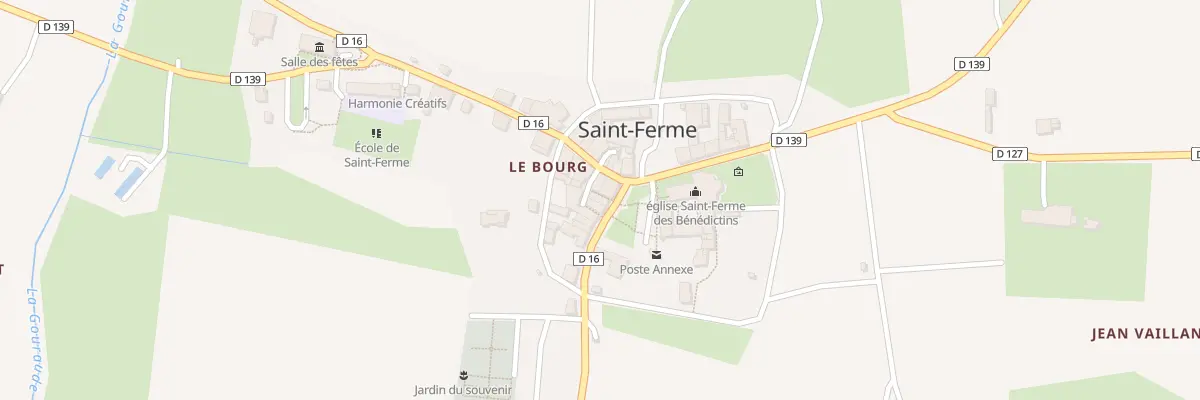 Plan du 13 Le Bourg à Saint-Ferme