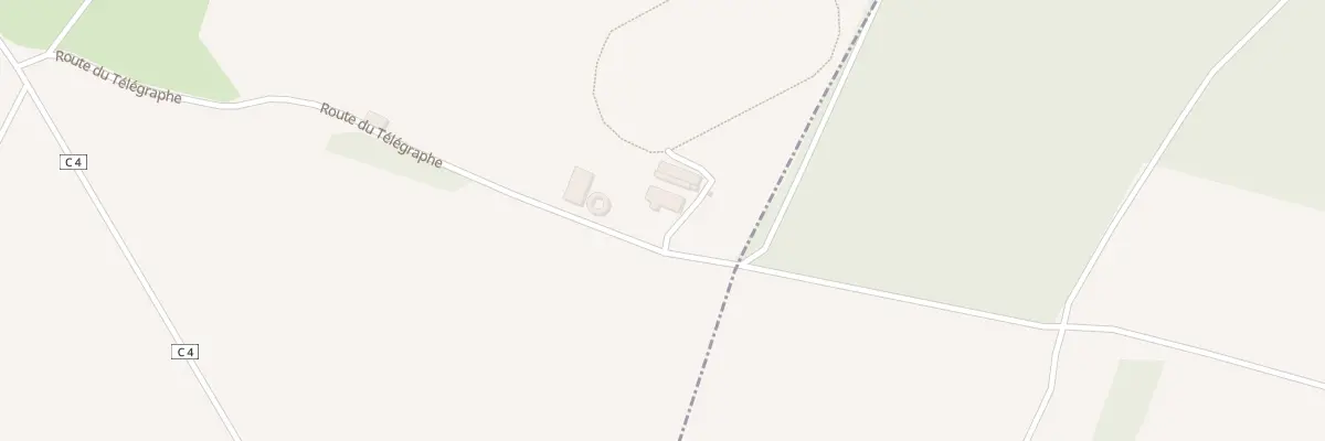 Plan du 1 Rte du Télégraphe à Tournai-sur-Dive