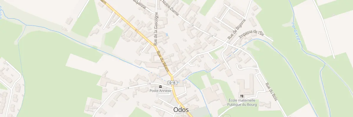 Plan du 4 Rue de Bigorre à Odos
