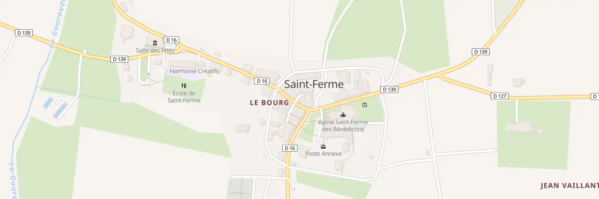 Plan du 36 Le Bourg à Saint-Ferme