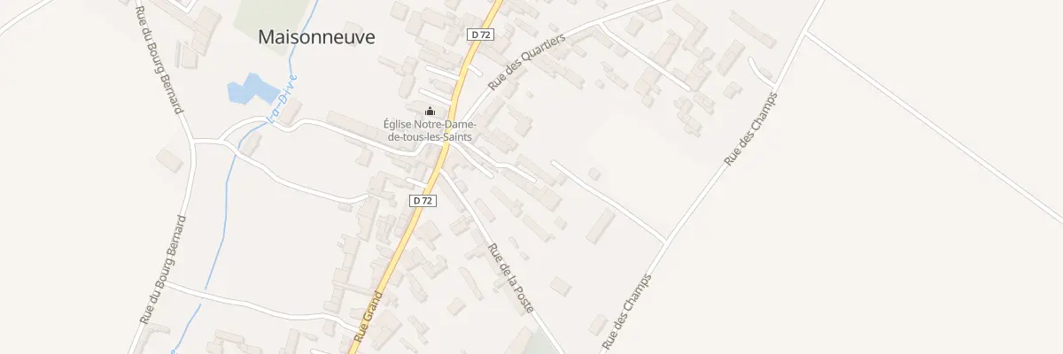 Plan du 7 Pl Eglise à Maisonneuve