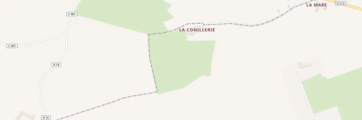 Plan du 1 La Conillerie à Voivres-lès-le-Mans