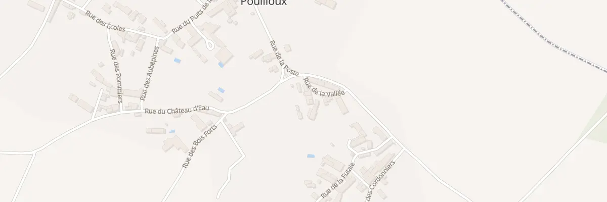 Plan du 2 Rue de la Vallée à La Chapelle-Pouilloux