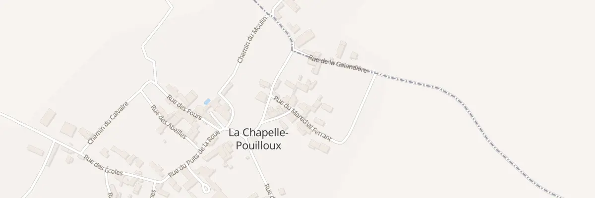 Plan du 3 Rue du Maréchal Ferrant à La Chapelle-Pouilloux