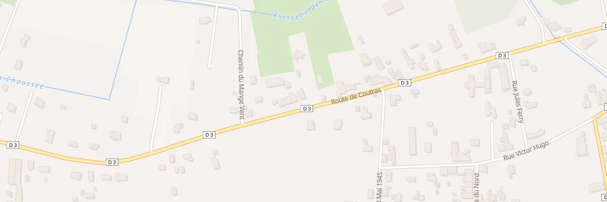 Plan du 23 Rte de Coutras au Pizou