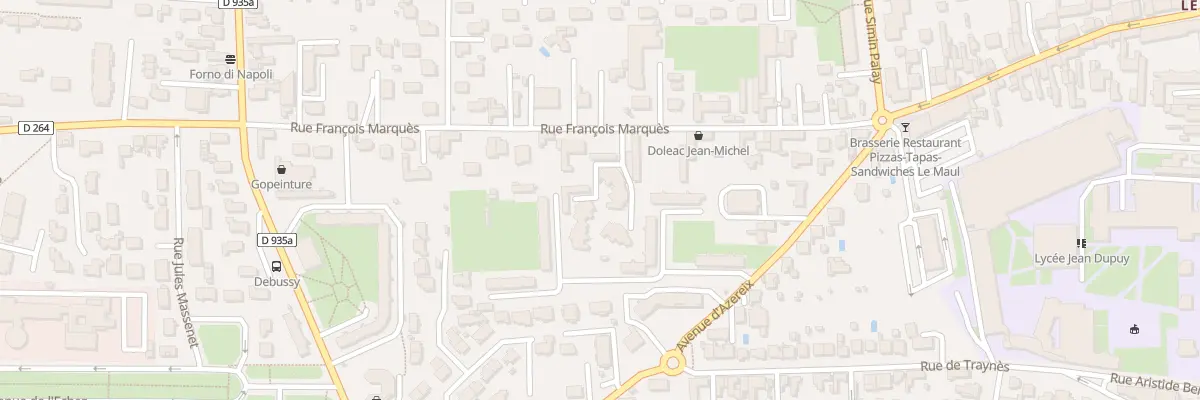 Plan du 14 Rue François Marquès à Tarbes