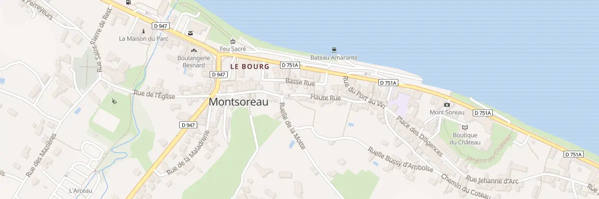 Plan du 10 Haute Rue à Montsoreau