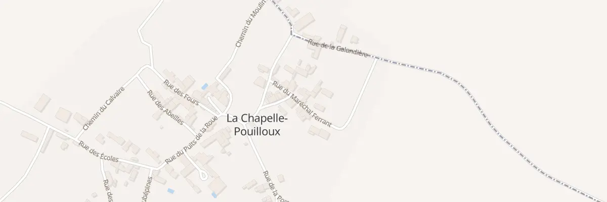 Plan du 5 Rue du Maréchal Ferrant à La Chapelle-Pouilloux