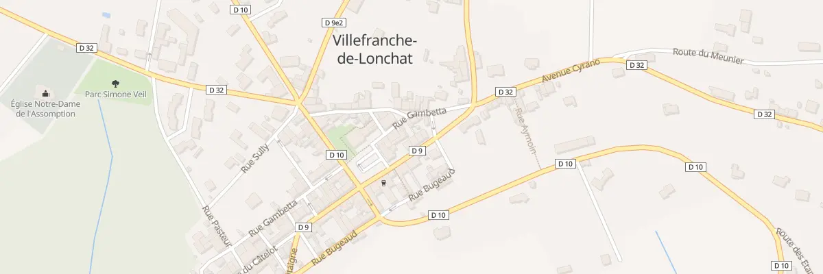 Plan du 17 Rue Michel de Montaigne à Villefranche-de-Lonchat