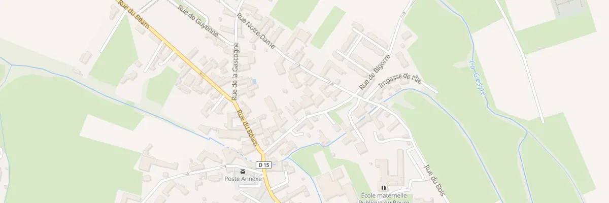 Plan du 12 Rue de Bigorre à Odos
