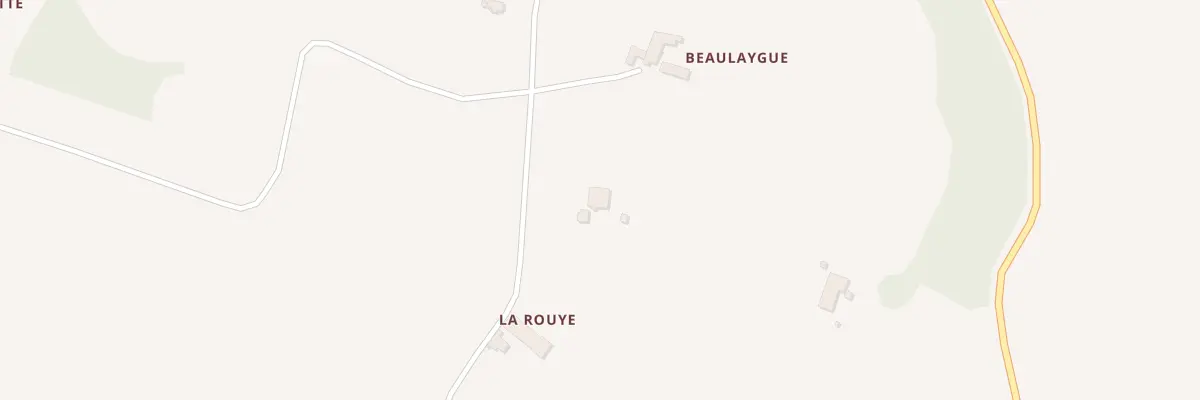 Plan du 13 La Rouye à Coubeyrac