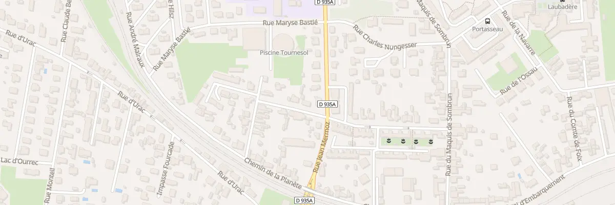 Plan du 25 Rue Georges Guynemer à Tarbes