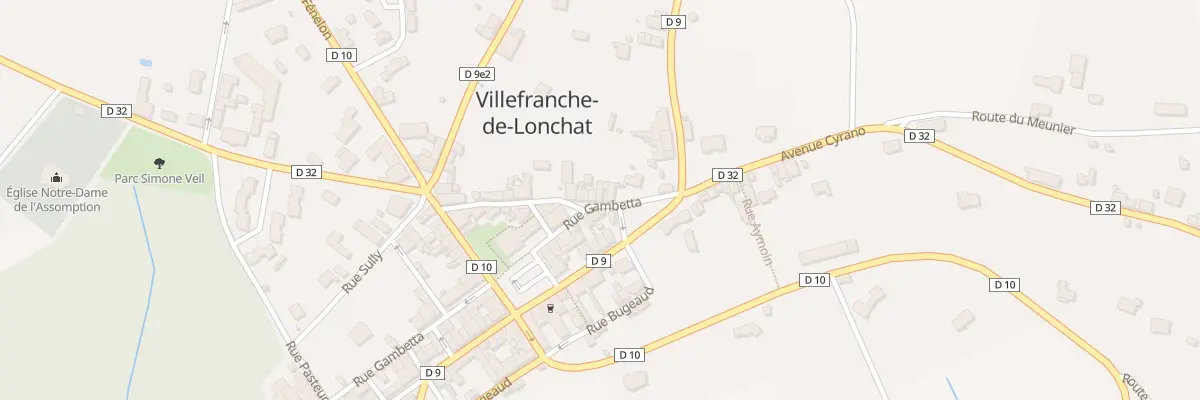 Plan du 11 Rue Gambetta à Villefranche-de-Lonchat