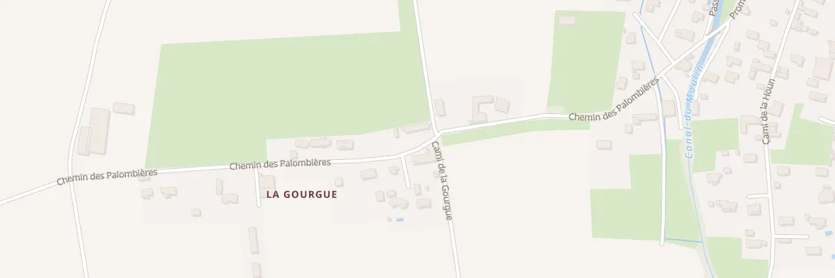 Plan du 22 Che des Palombières à Pujo