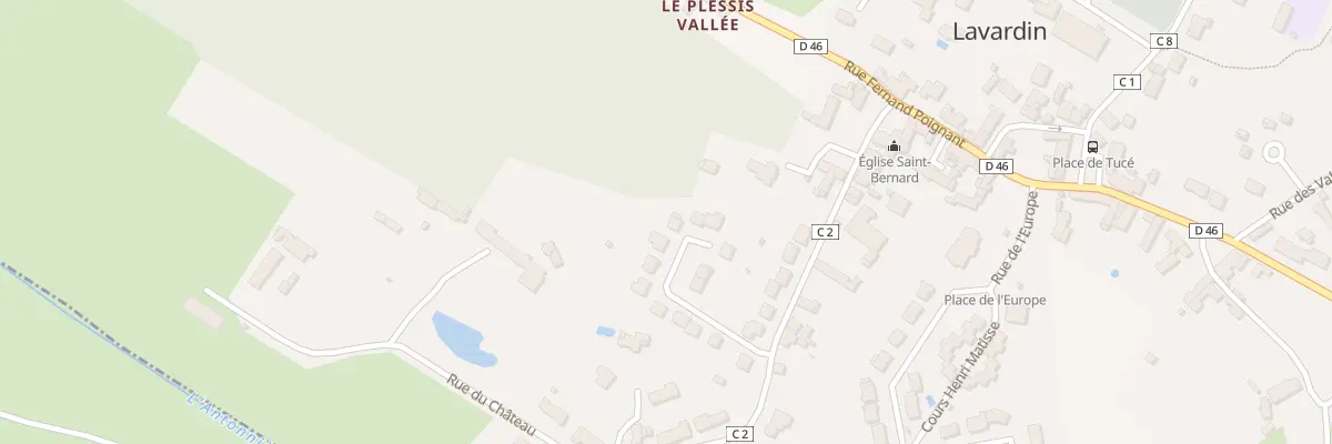 Plan du 9 Rue de Beaumanoir à Lavardin