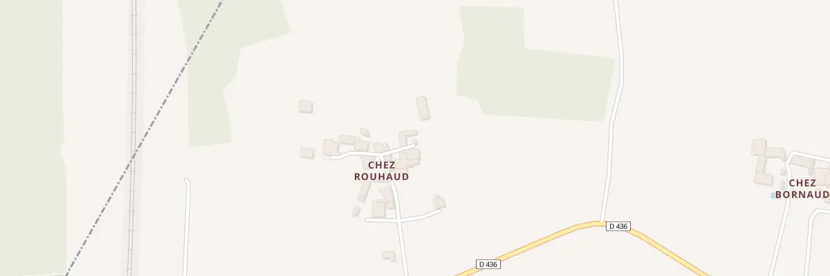 Plan du 5053 Chez Rouhaud à Bécheresse
