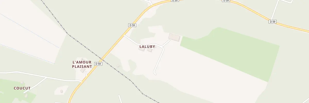 Plan du 30 Laluby à Baudignan