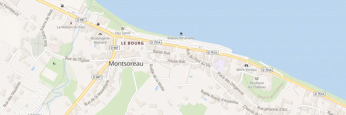 Plan du 12 Basse Rue à Montsoreau