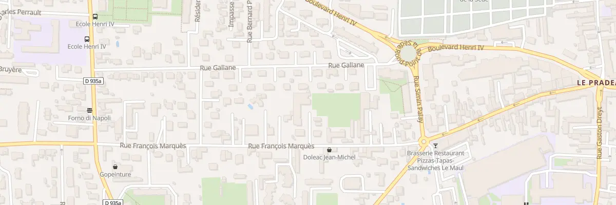 Plan du 15 Rue François Marquès à Tarbes